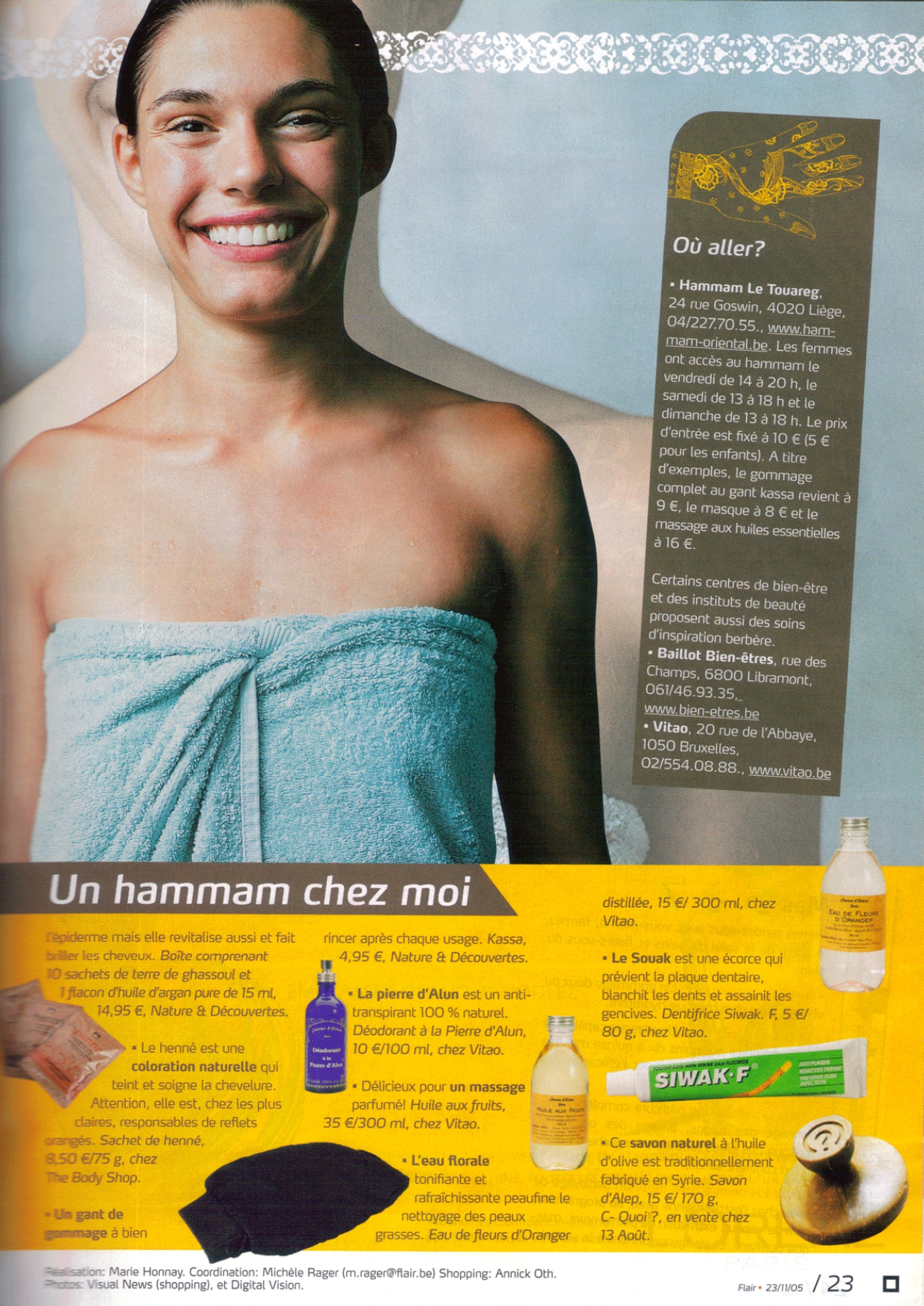 Article Flair — Un hammam chez moi